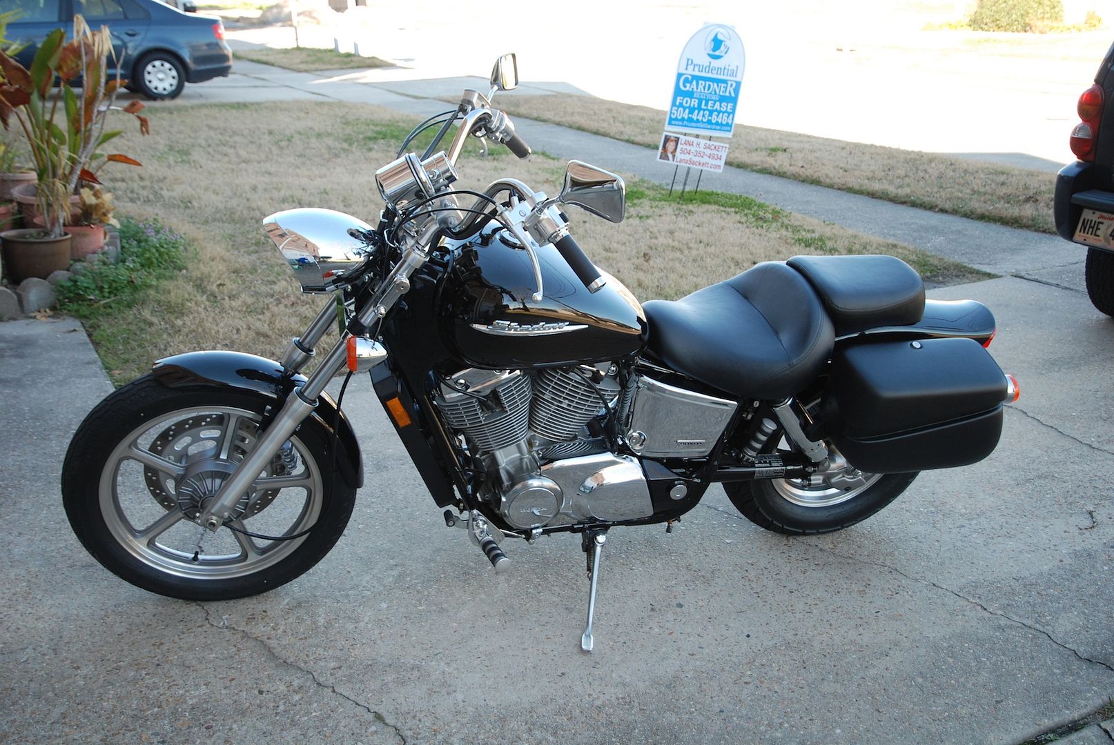 Got My Vtx Headlight Installed Honda Shadow Forums Shadow Motorcycle Forum 2181